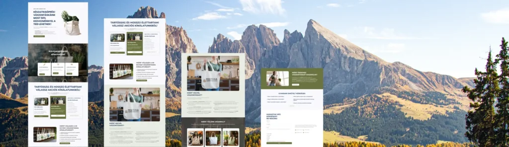Wordpress weboldalak készítése.